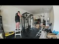 Jacked up fitness pro assembly timelapse  garage home gym build