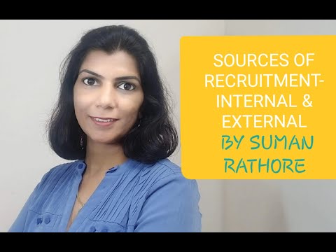 Sources of Recruitment-