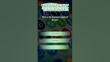 TEST YOUR CRYPTO KNOWLEDGE QUIZ PART 1 #crypto #quiz #trivia #bitcoin #riddles