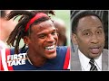 Stephen A. reacts to Cam Newton re-signing with the Patriots | First Take