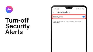 How to Turn Off Security Alert in Messenger!??