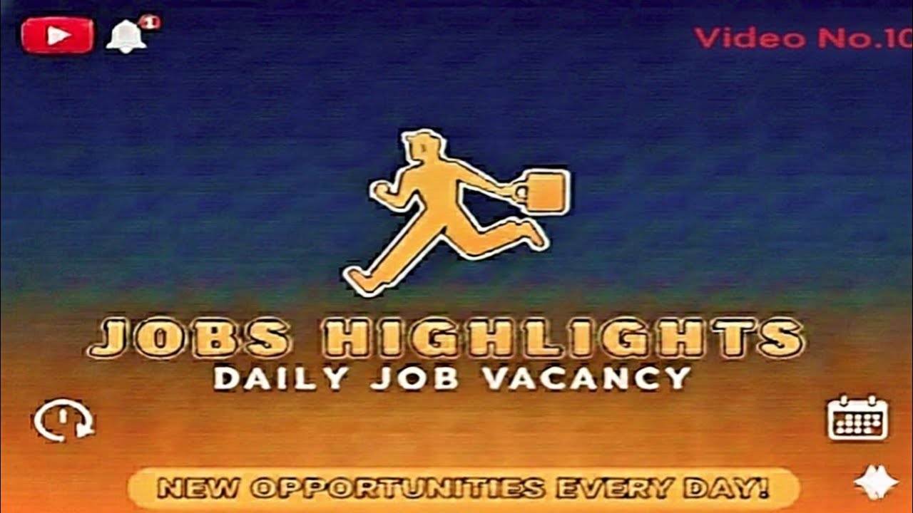 New Job vacancy (10 JAN 2026)