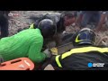 Girl trapped for 17 hours rescued