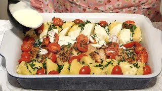 Это блюдо из разряда-быстро,вкусно,сытно!Нежная запеканка с куриной грудкой. Это блюдо из разряда-быстро,вкусно,сытно!Нежная запеканка с куриной грудкой.