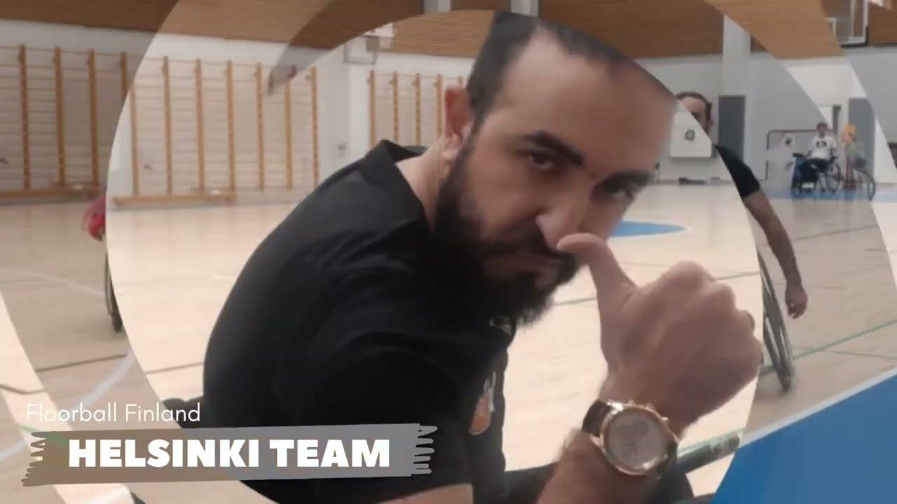 Wheelchair Floorball Finland ♿ Helsinki team || فريق هيلسينكي 