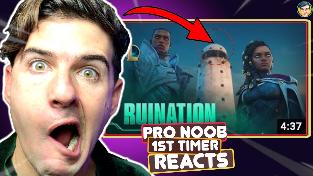Ruination LEAGUE OF LEGENDS Cinematic REACTION with 1st Time Noob Pro Benjaja