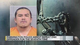 Farmington police arrest repeat DWI offender