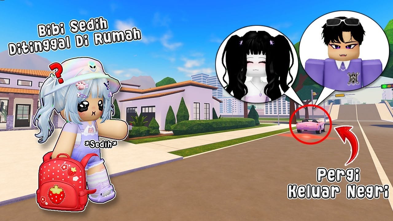 MAMI PAPI LIBURAN & TINGGALIN BIBI SENDIRIAN DIRUMAH | ROBLOX INDONESIA 
