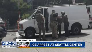 EXCLUSIVE: ICE arrest at Seattle Center during mass shooting investigation
