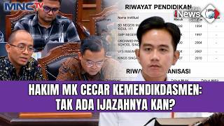 Terbongkar Di Sidang Mk? Hakim Saldi Isra Kuliti Dasar Penilaian Ijazah Luar Negeri Gibran