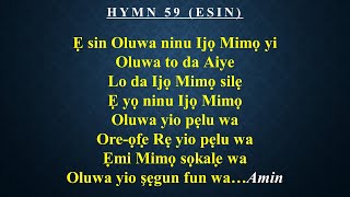 CCC Hymn 59 (E sin Oluwa ninu Ijo Mimo yii) Celestial Church of Christ,