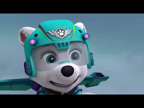 Paw Patrol - Everest will Skye with that Monkey from Pups Save a Frozen Camp Out