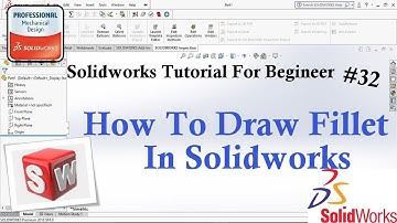 Solidworks Tutorial For Begineer #32 - How To Draw Fillet In Solidworks #fillet #solidworks #skytech