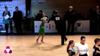 Michal Hornicek - Yana Grishchenko, Brno Open 2013, WDSF WO latin, 3. round - samba