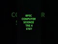 BPSC STET TRE 4 || computer science || Free guidence || BPSC GUIDE