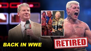OMG! Vince McMahon Coming Back In WWE, Cody Rhodes Retiring.