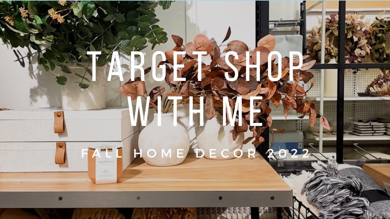 target shop with me home decor for fall targetfavefinds YouTube