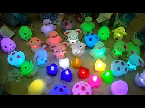 Unboxing macam macam lampu tidur anak yang menarik dan lucu.. 