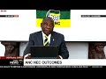 ANC President Ramaphosa updates on the NEC Meeting outcomes