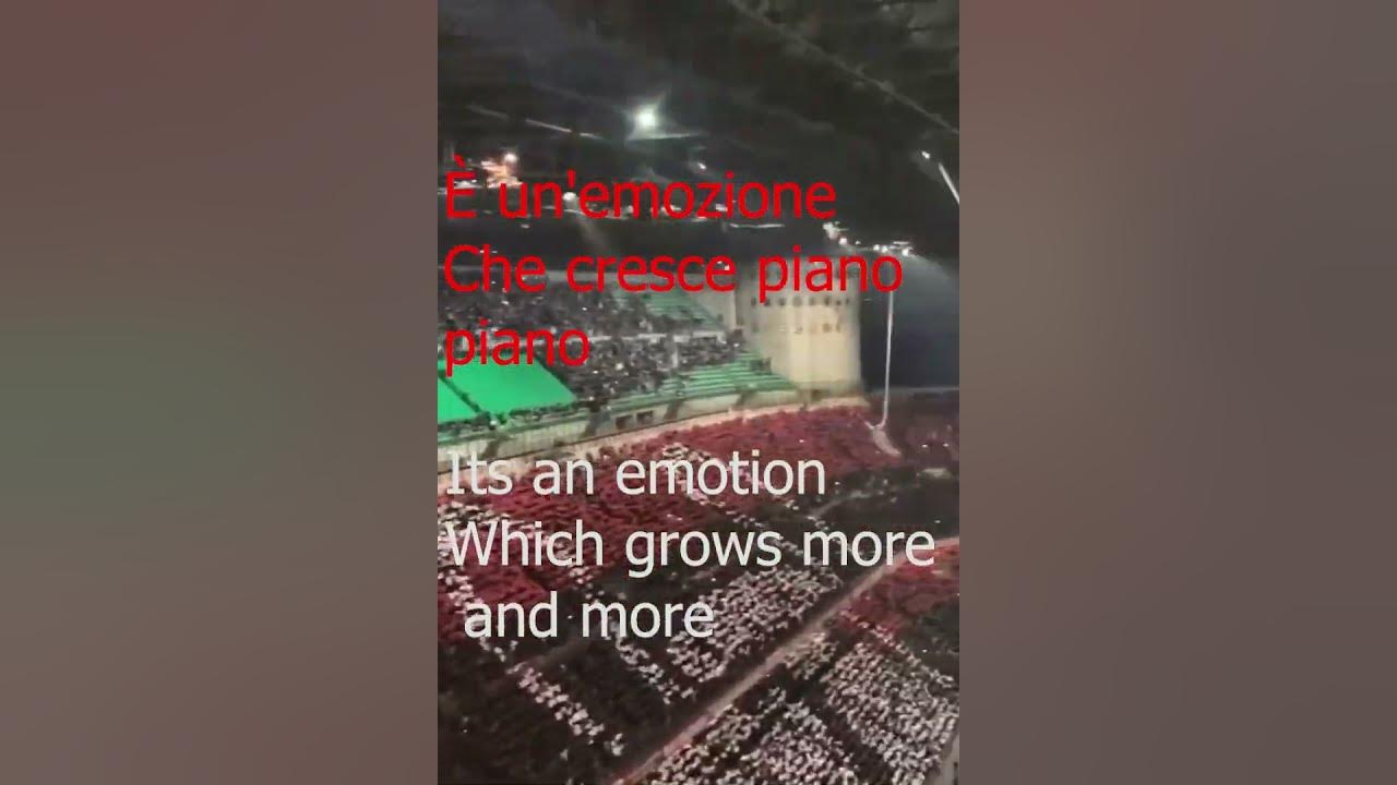 AC Milan Sarà perché ti amo Lyrics and Translation #shorts #football #fans #milan #psg #acmilan