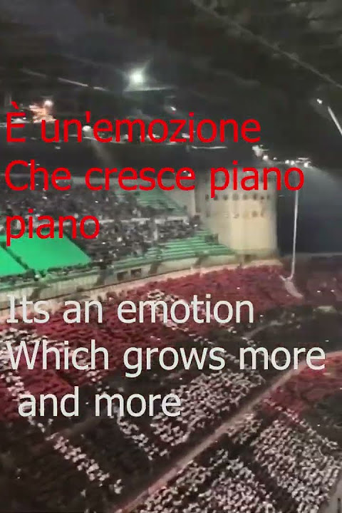 AC Milan Sarà perché ti amo Lyrics and Translation #shorts #football #fans #milan #psg #acmilan