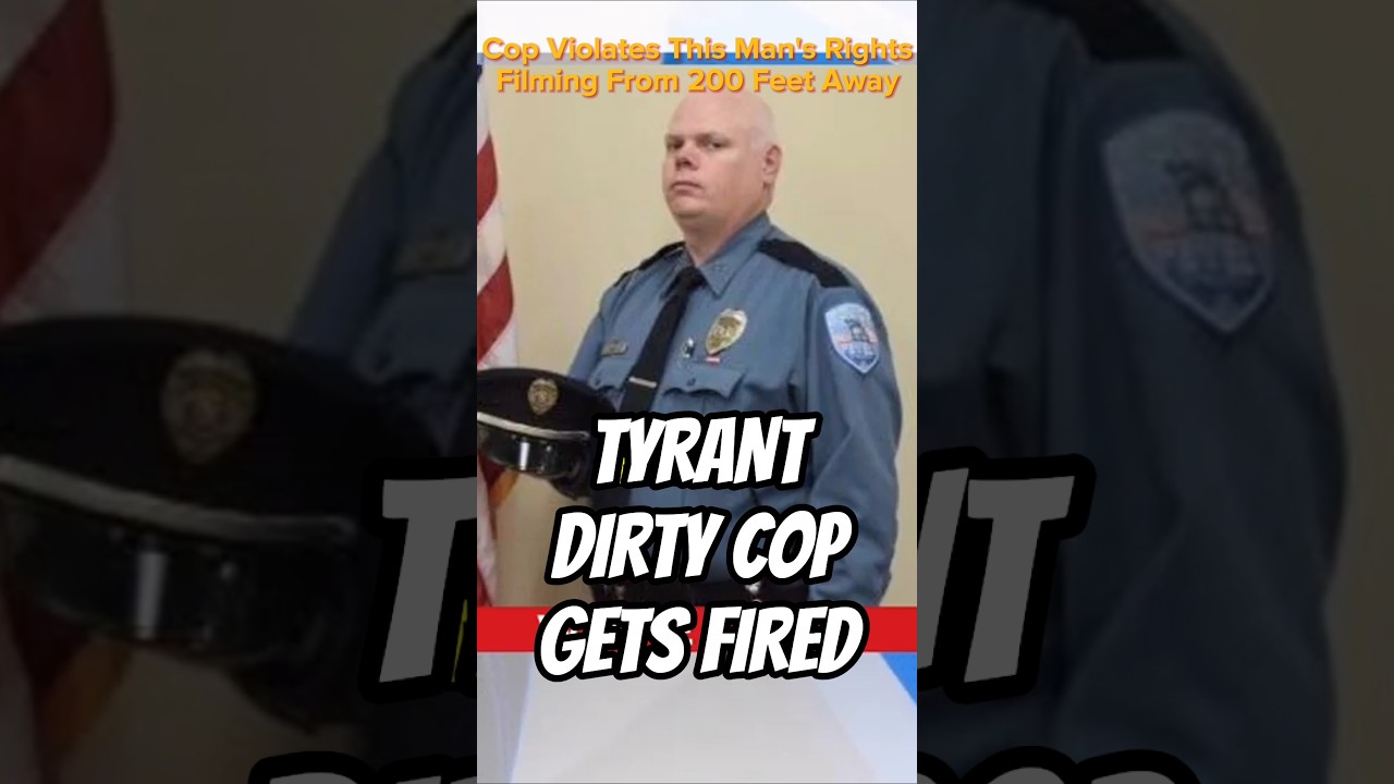 Tyrant Cop GETS FIRED For Violating People's Rights! First Amendment Audit