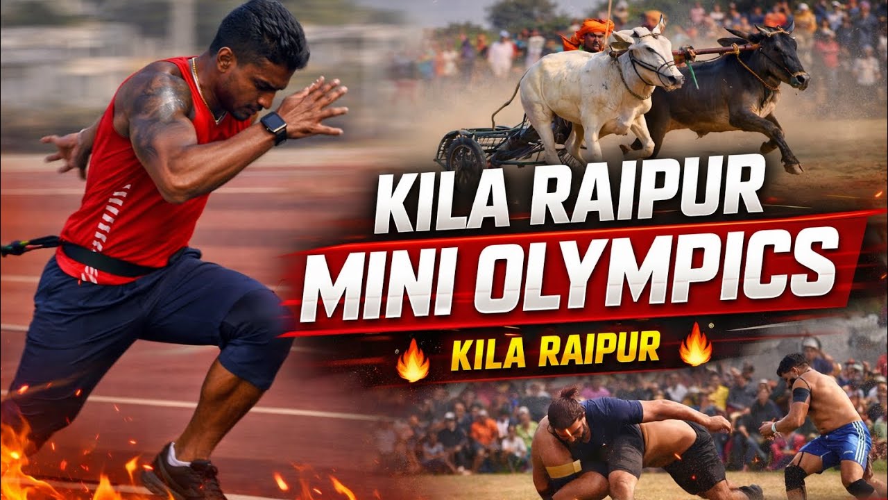 🚨Mini Olympics 2026 🔥 kila raipur | Rural Olympics Punjab | Full Action & Sports Vlog 💪🇮🇳