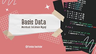 Sistem Basis Data | UAS : Membuat Database