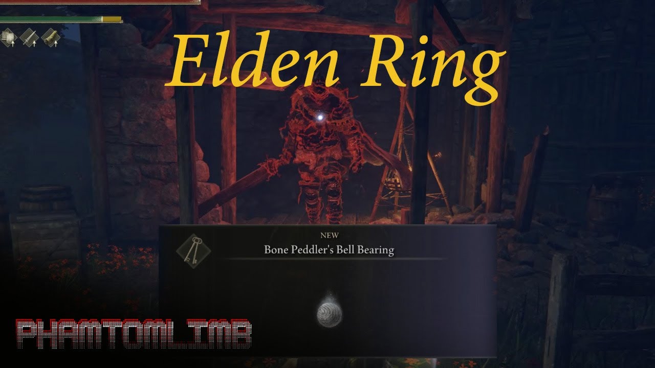 Elden Ring Bone Peddler's Bell Bearing drop location YouTube