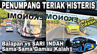 Penumpang Ter1ak Hist3ris 😱 Balapan vs SARI INDAH , Gamau Kalah ❗️| trip Jaya Utama L 7149 UB