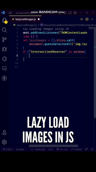 😋😋 Lazy Loading Images using JavaScript ES6 #shorts #javascript # ...