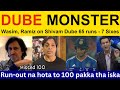 Pak media getting fan of Shivam Dube sixes today | IND vs NZ 4th T20I highlights | Pak reacts