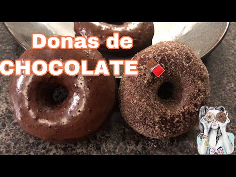 Donas Con Chocolate