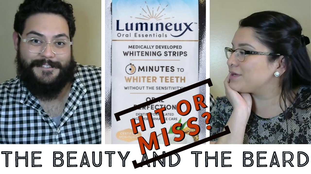 Lumineux Oral Essentials Teeth Whitening Strips REVIEW YouTube
