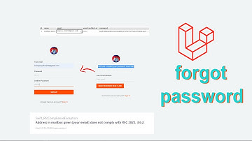 Fix Laravel 8 forgot password which sent mail