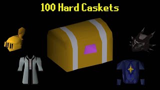 Loot from 100 hard caskets
