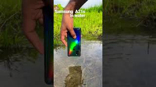 Samsung A21s in water check camera ️ #trending #shorts #viral #status #enjoy #views