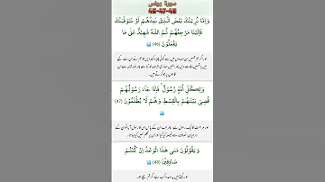 Surat Yunus Ayats No 46,47,48 With Arabic And Urdu Translation #surahYunus #Surah_yunus @SurahYunus