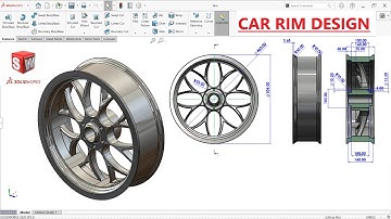 ✅Car Rim design in SolidWorks | Solidworks Tutorial