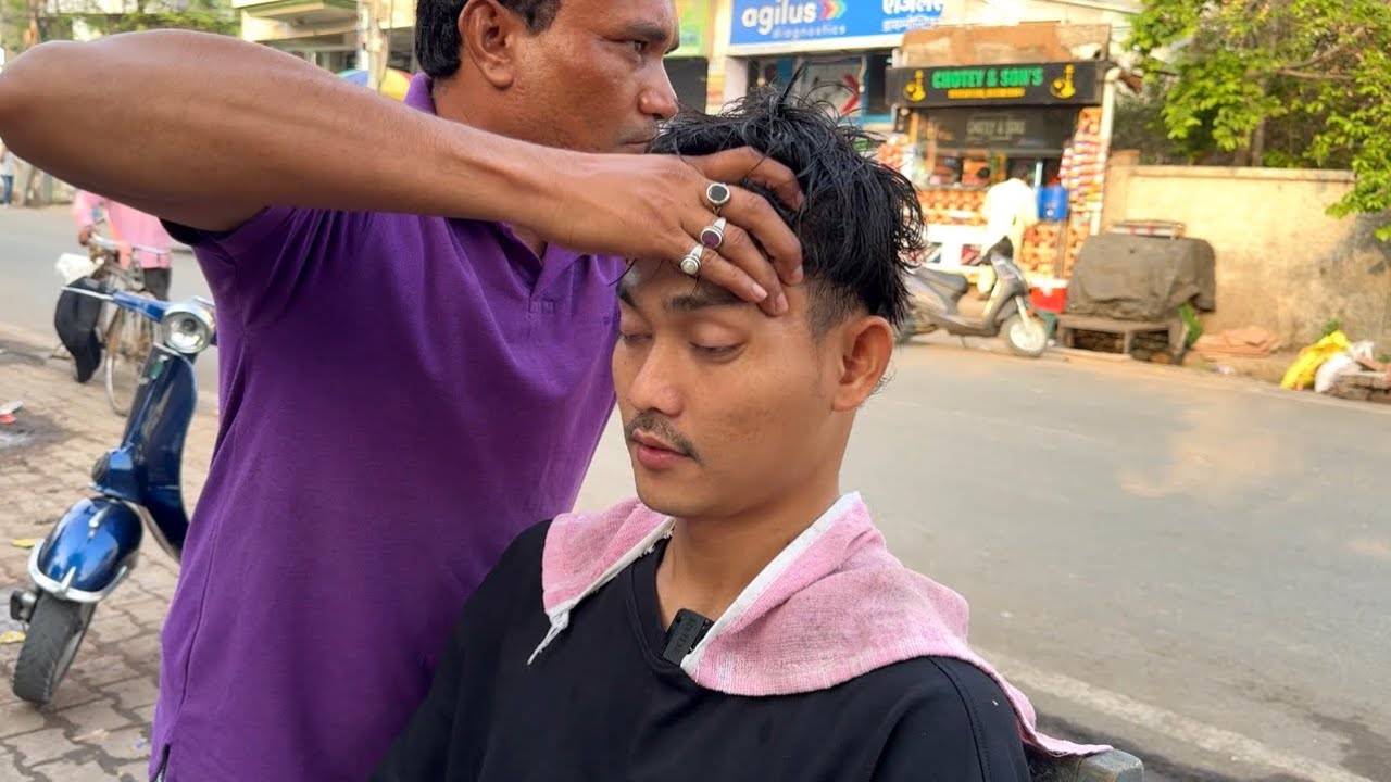 INI KAN YG KALIAN TUNGGU!!😂PIJAT BARBAR SPESIAL DIPINGGIR JALAN INDIA,ABANGNYA FULL SENYUM PAS BAYAR