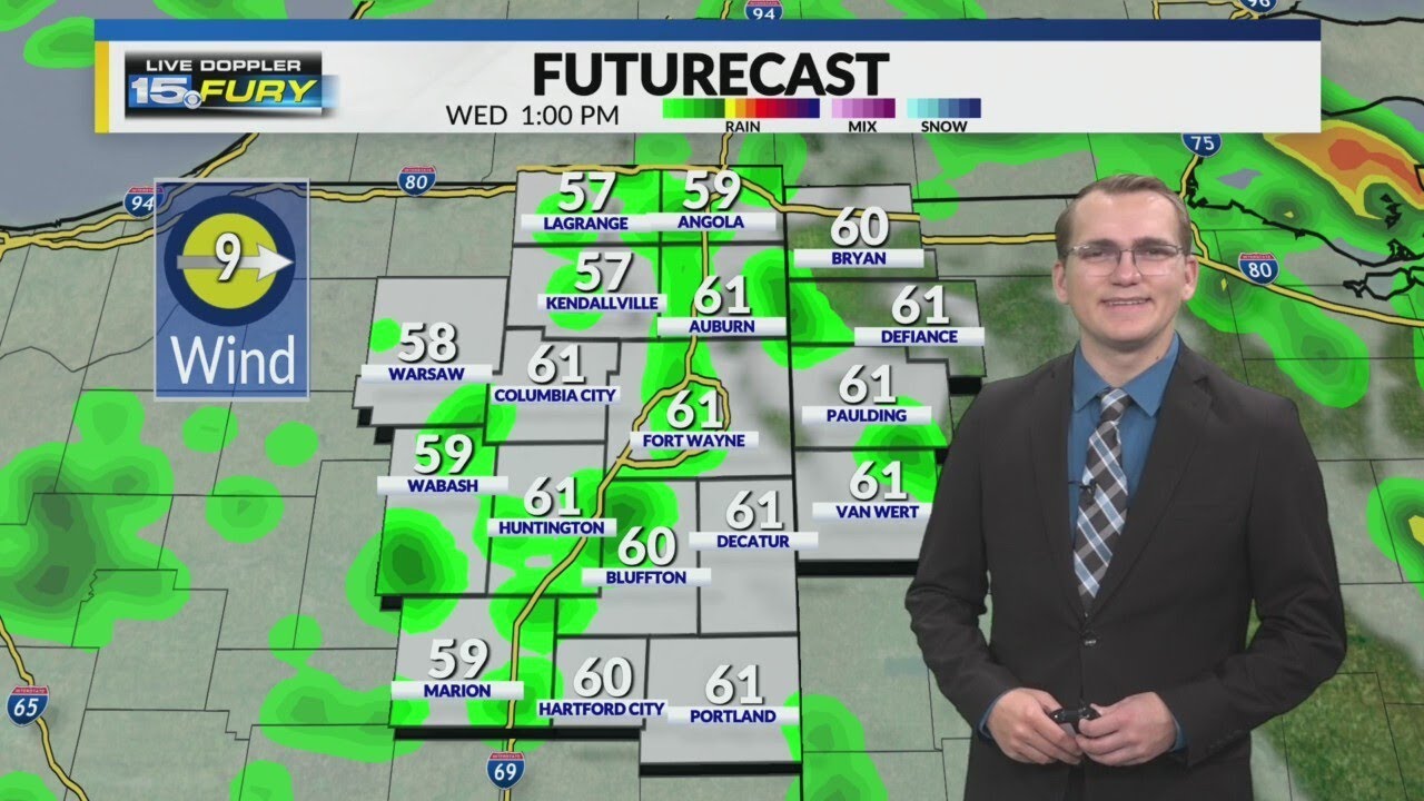 More rain Wednesday afternoon - YouTube