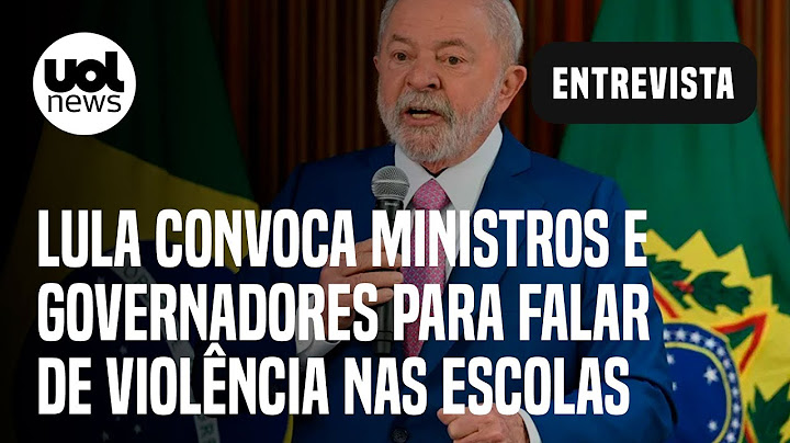 Lula convoca Lira, Pacheco, ministros e governadores para falar de ataques e violência nas escolas