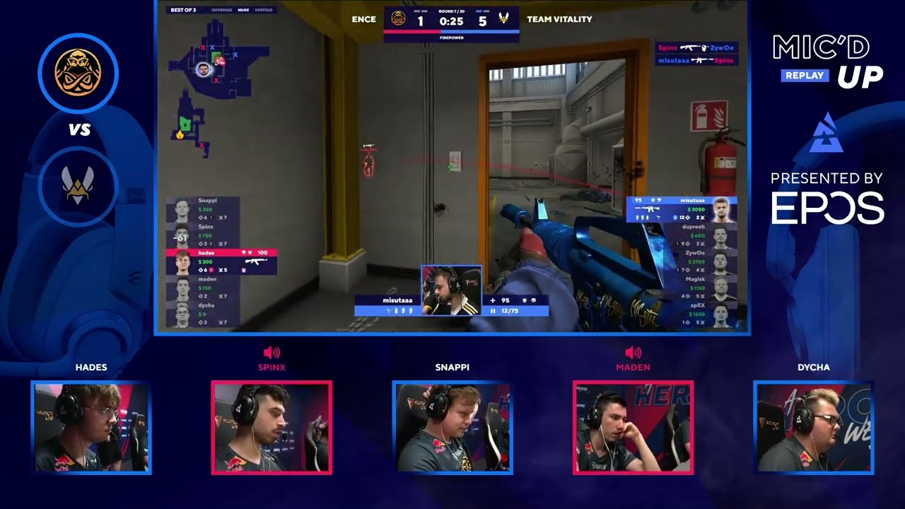 Team Speak Sound From Map2 Nuke Vitality Vs Ence