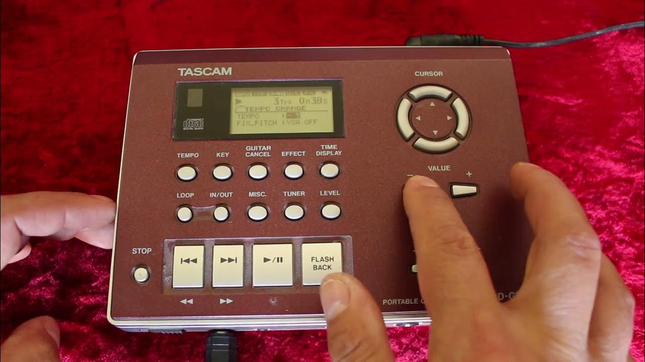 TASCAM CDGT2 Guitar Phrase Trainer YouTube