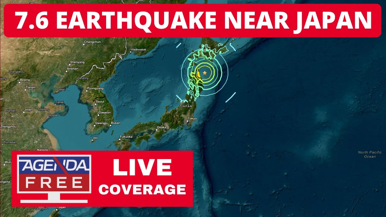 7.6 Earthquake Near Japan & Tsunami Threat - LIVE Breaking News Coverage