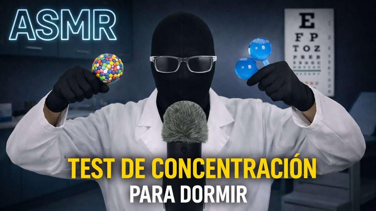 ASMR ESPAÑOL | Test Médico De Nervios Craneales , Concentración Para Dormir ✨
