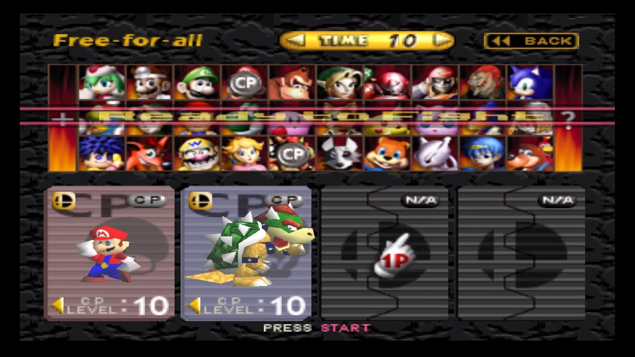 Smash Remix: Mario Vs Bowser (Level 10 CPU Battle!)