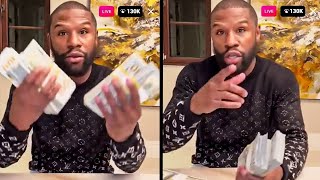 “I AIN’T BROKE!” Floyd Mayweather Shuts Down BANKRUPTCY CLAIMS on IG LIVE