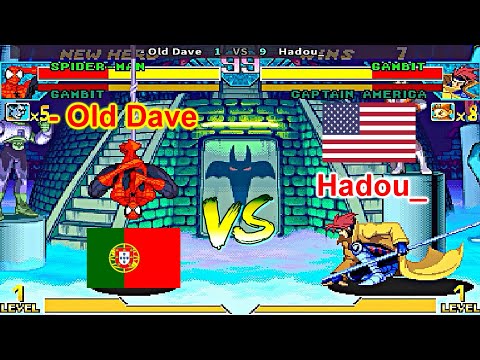 Marvel vs Capcom - - Old Dave vs Hadou_