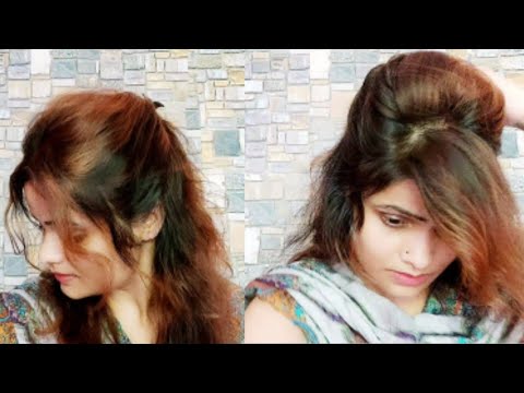 पतले बालों में हेयर स्टाइल कैसे बनाए |Easy Hairstyle tutorial | Kaur Tips -  YouTube